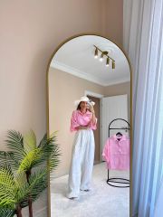 İpeksi Oversize İnce Gömlek