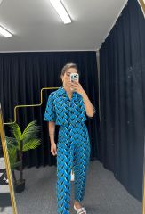 Geometrik Desenli Takım