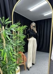 Taş Düğmeli Palazzo