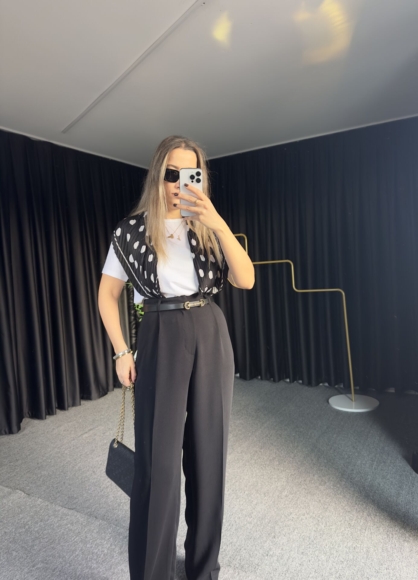 Premium Kumaş Palazzo Siyah