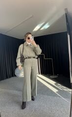 PAÇASI KATLAMALI PANTOLON CEKET TAKIM