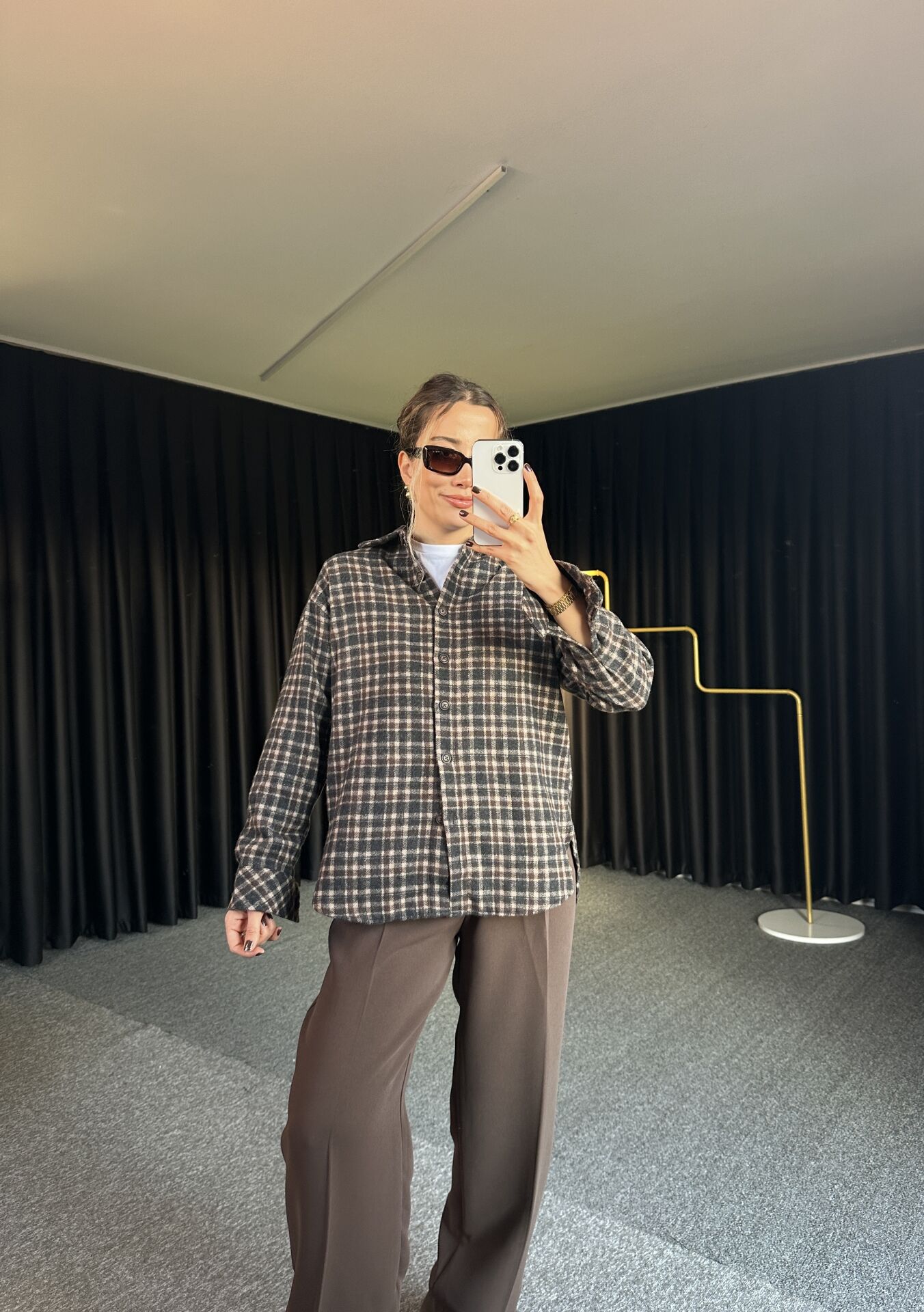 ODUNCU ANTRASİT  KAŞE GÖMLEK