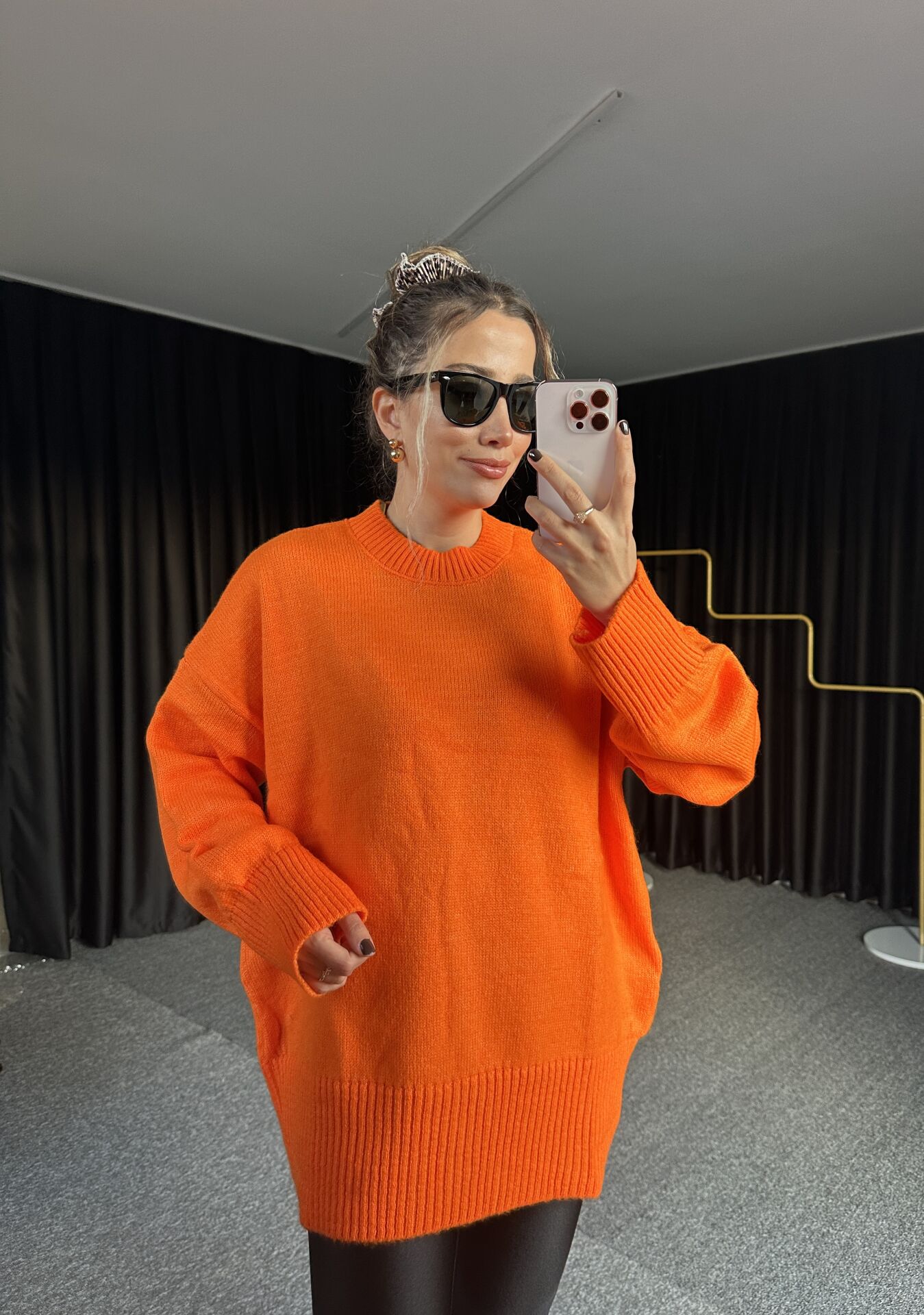 OVERSIZE TURUNCU TRİKO